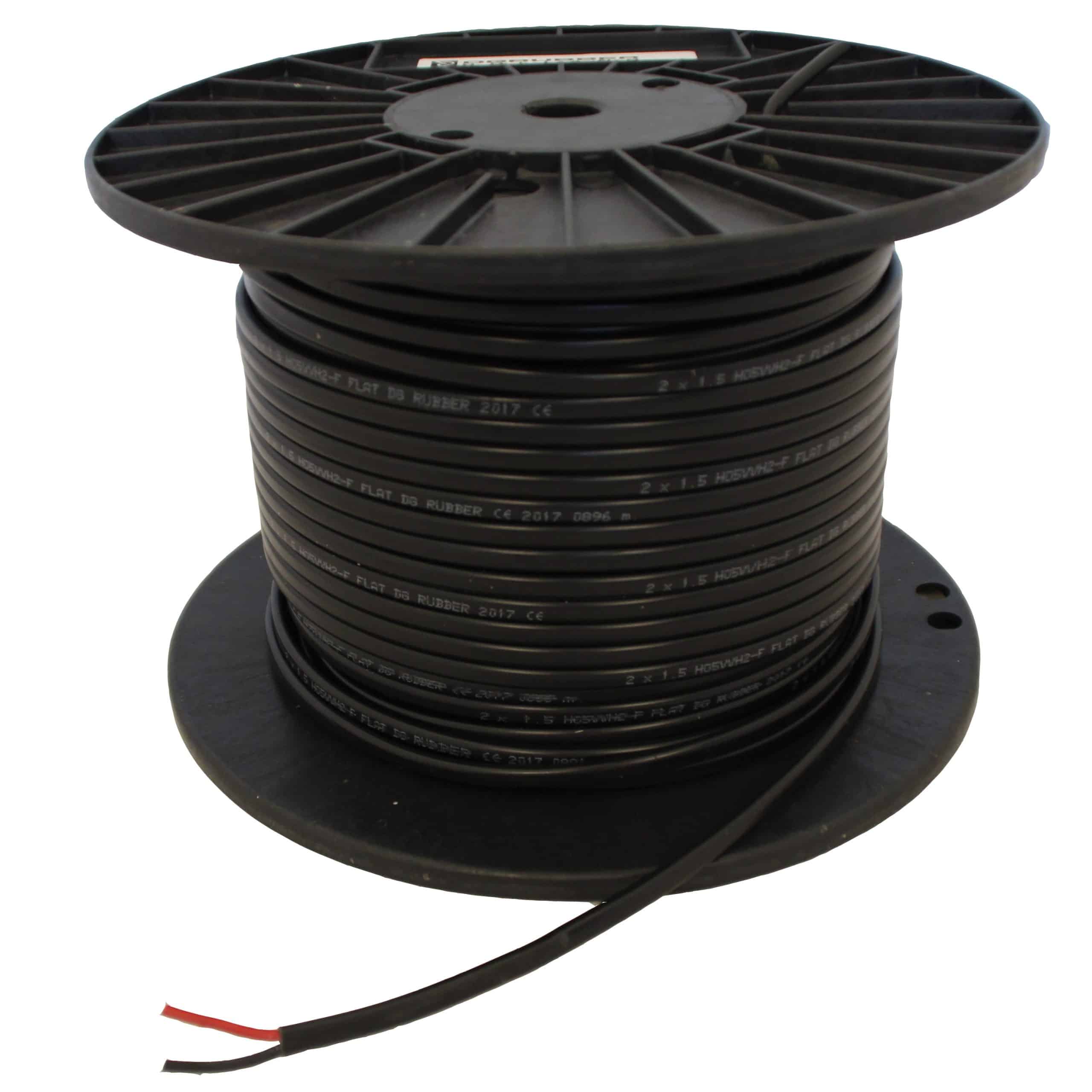 Optimaal Pak om te zetten Tientallen platte PVC kabel 2 x 1,5 mm¦ - Bakker IJlst