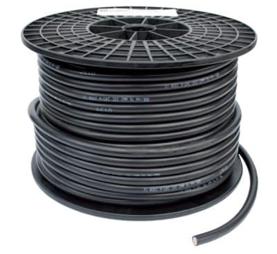 Dubbel geïsoleerde kabel zwart 35  mm² - DGRU