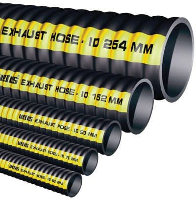 Meter uitlaatslang rubber, D 65mm - Vetus