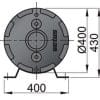 Boiler 31 ltr. inhoud incl. kit, element 230V-1000W - Vetus
