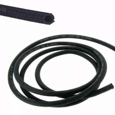 Brandstofslang 5x10mm met textielomvlechting