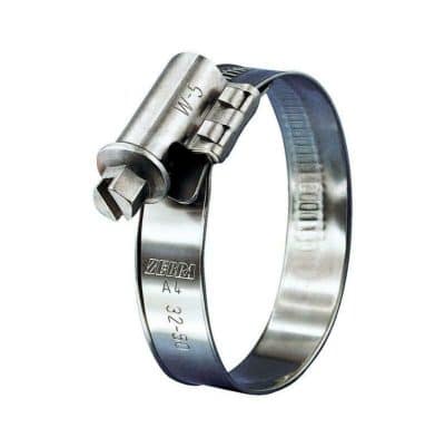 RVS slangklem 16-27mm