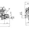 Solé Mini 44 Scheepsdieselmotor met Technodrive keerkoppeling TMC60P, reductie 2.00:1 - Sole