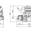 Solé Scheepsdieselmotor Mini 62G 35 HP  met Technodrive keerkoppeling TMC260, reductie 2.00:1 - Sole