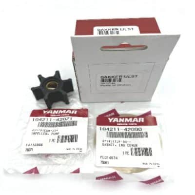 Impeller Kit 1042-7180 Yanmar YS(B-E-M) & 2GM-2QM-3GM (104211-42071 met pakking 104211-42090) - YANMAR