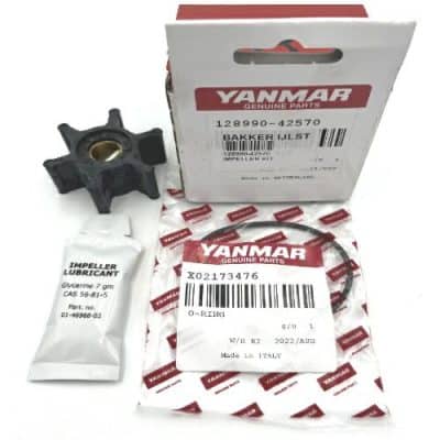 Impeller Kit 128990-42570 Yanmar 2GM - 3GM (impeller 128990-42200) - YANMAR