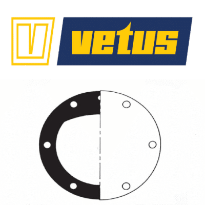 Deksel buitenwaterpomp Vetus M4.55-56 - 08-01017 - Vetus