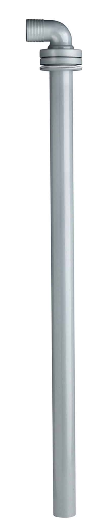 Afzuigbuis vuilwatertank L = 780 mm slangnippel Ø 38 mm haaks - Vetus