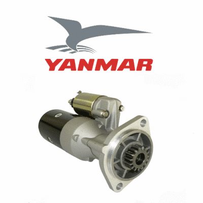 Startmotor Yanmar 171008-77010 - 3JH en 4JH serie - YANMAR