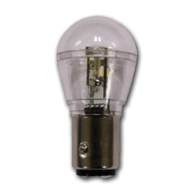LED BA15S 10-30V - 0,7W warm wit dimbaar 360¦ - Hollex