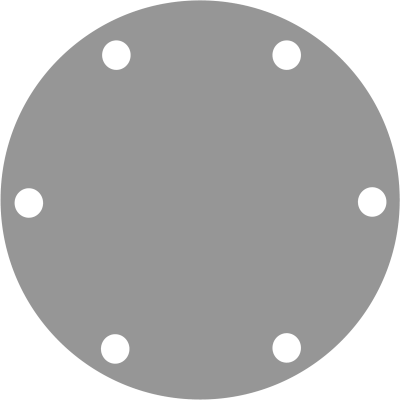 Borgplaat as 30 mm (20mm schroefdraad) tbv dopmoer achter de schroef - Technoseal