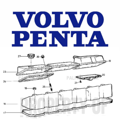 Klepdekselpakking Volvo 838653 - Volvo Penta