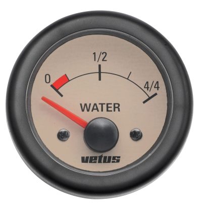 Waterniveaumeter beige 12V D 52mm - Vetus