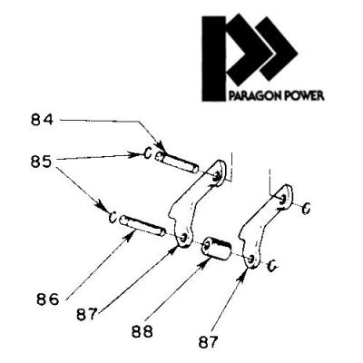 Borg voor asjes achteruit lievers Paragon PA-10284 - Paragon