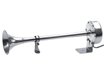 HOORN ENKEL 12V 450 MM RVS