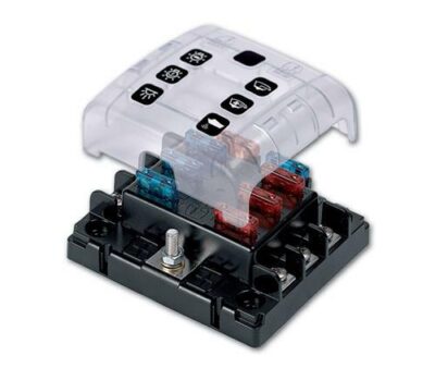 BEP Marine fuseblock ATO-ATC 30A 32VDC 6 circuits screw terminal