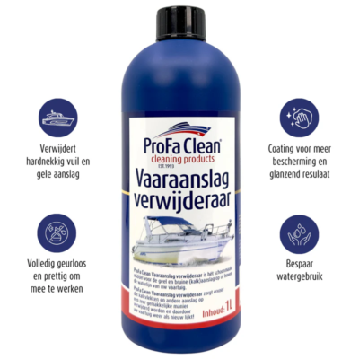 Vaaraanslag verwijderaar (1L) anti gele-bruine (kalk)aanslag op de romp van ProFa Clean
