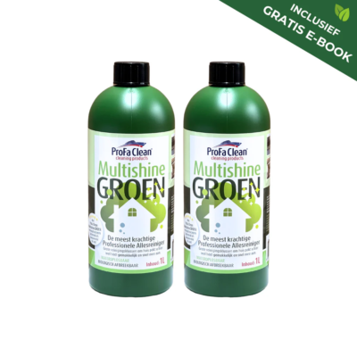 Multishine GROEN 2x1L (Duo Korting) van ProFa Clean