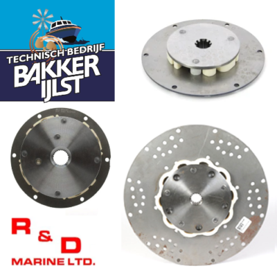 Artikelnummer: 22AM8, Demperplaat 298,5mm 135Nm.