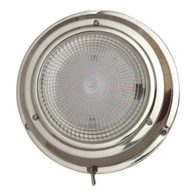 Hollex plafonnière opbouw rvs304 12V 165mm ww LED