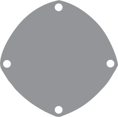 Johnson Pomp RVS deksel voor pomp F4-F5 (vervangt Jabsco 3992) - 6601477631