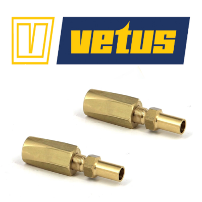 VETUS set slangkoppelingen, recht, voor 8 x 12 mm nylon slang - HS1031MS