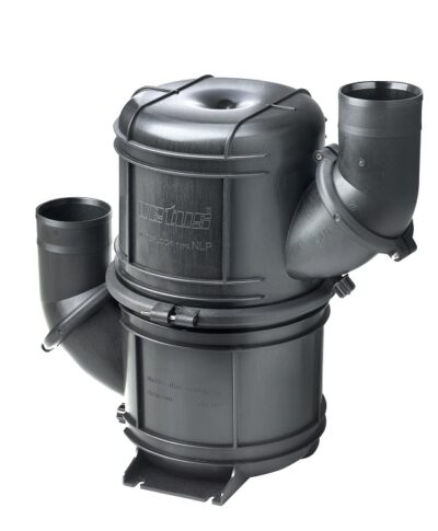 VETUS HD waterlock - geluiddemper type NLP, 60 mm, 10 liter, zwart