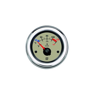 Koelvloeistoftemperatuurmeter 12-24V. Vetus, creme - TEMPN