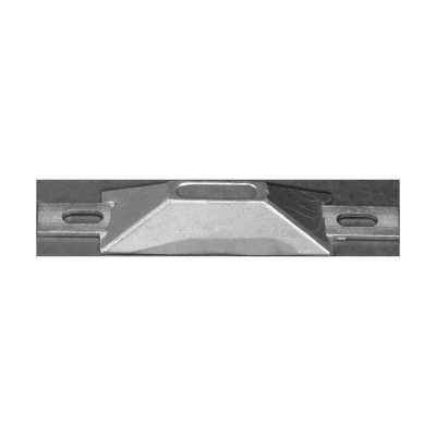 Aluminium anode Scandinavian type bolt-on 0,3kg